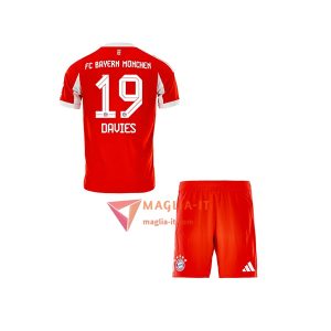 Maglia Calcio ALPHONSO DAVIES 19 Bayern Monaco Bambino 2025/26 Prima