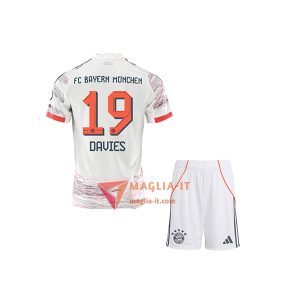 Maglia Calcio ALPHONSO DAVIES 19 Bayern Monaco Bambino 2025/26 Seconda
