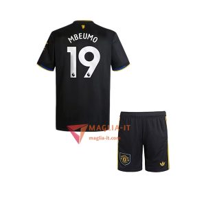 Maglia Calcio BRYAN MBEUMO 19 Manchester United Bambino 2025/26 Terza