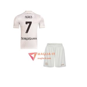 Maglia Calcio DAVID NERES 7 SSC Napoli Bambino 2025/26 Seconda