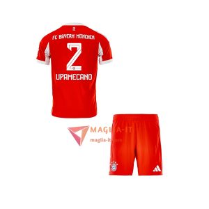 Maglia Calcio DAYOT UPAMECANO 2 Bayern Monaco Bambino 2025/26 Prima