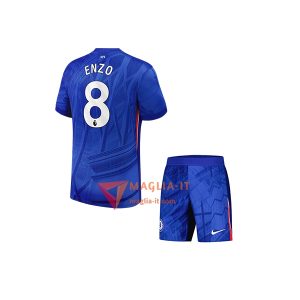 Maglia Calcio ENZO FERNÁNDEZ 8 Chelsea Bambino 2025/26 Prima