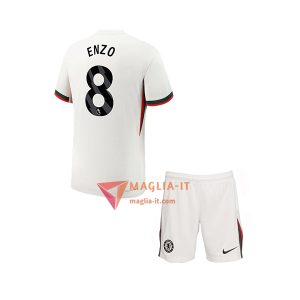 Maglia Calcio ENZO FERNÁNDEZ 8 Chelsea Bambino 2025/26 Seconda