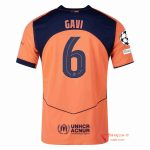 Maglia Calcio GAVI 6 FC Barcellona 2025/26 UCL Terza