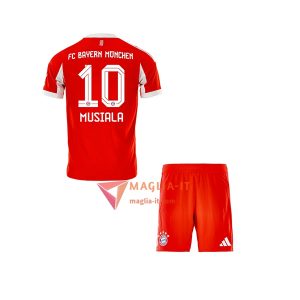 Maglia Calcio JAMAL MUSIALA 10 Bayern Monaco Bambino 2025/26 Prima