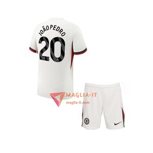 Maglia Calcio JOÃO PEDRO 20 Chelsea Bambino 2025/26 Seconda