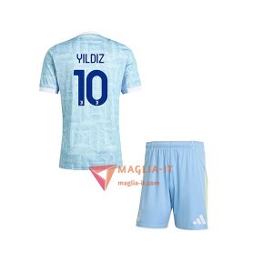 Maglia Calcio KENAN YILDIZ 10 Juventus Bambino 2025/26 Seconda