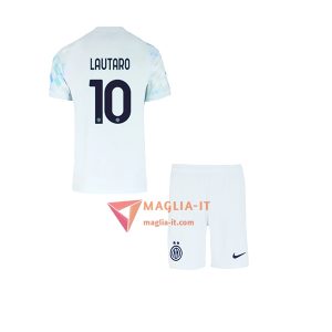Maglia Calcio LAUTARO MARTÍNEZ 10 Inter Milan Bambino 2025/26 Seconda