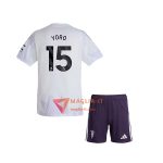 Maglia Calcio LENY YORO 15 Manchester United Bambino 2025/26 Seconda