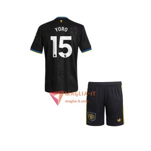 Maglia Calcio LENY YORO 15 Manchester United Bambino 2025/26 Terza