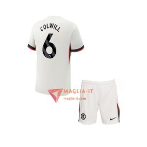Maglia Calcio LEVI COLWILL 6 Chelsea Bambino 2025/26 Seconda