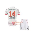 Maglia Calcio LUIS DÍAZ 14 Bayern Monaco Bambino 2025/26 Seconda