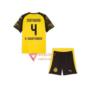 Maglia Calcio NICO SCHLOTTERBECK 4 Dortmund Bambino 2025/26 Prima