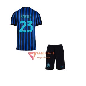 Maglia Calcio NICOLÒ BARELLA 23 Inter Milan Bambino 2025/26 Prima