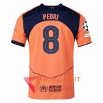 Maglia Calcio PEDRI 8 FC Barcellona 2025/26 UCL Terza