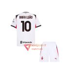 Maglia Calcio RAFA LEÃO 10 AC Milan Bambino 2025/26 Seconda