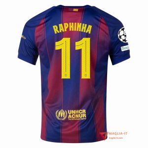 Maglia Calcio RAPHINHA 11 FC Barcellona 2025/26 UCL Prima