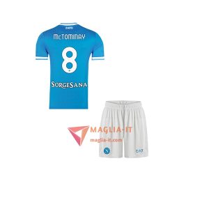 Maglia Calcio SCOTT MCTOMINAY 8 SSC Napoli Bambino 2025/26 Prima