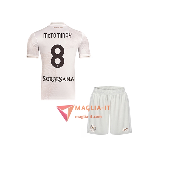 Maglia Calcio SCOTT MCTOMINAY 8 SSC Napoli Bambino 2025/26 Seconda