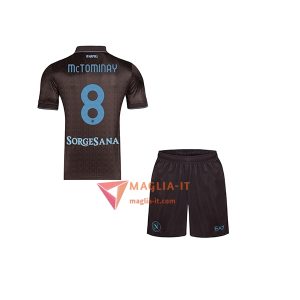 Maglia Calcio SCOTT MCTOMINAY 8 SSC Napoli Bambino 2025/26 Terza