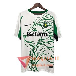 Maglia Calcio Sporting Special Edition 2025/2026 Bianco/Verde