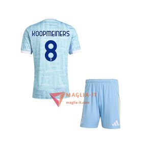 Maglia Calcio TEUN KOOPMEINERS 8 Juventus Bambino 2025/26 Seconda