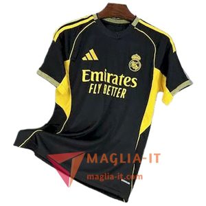 Magliette da Allenamento Real Madrid Nero/Giallo 2025/2026