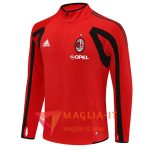 Nuova Felpa da Allenamento AC Milan 2025/2026 Rosso/Nero