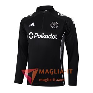 Nuova Felpa da Allenamento Inter Miami CF 2025/2026 Nero/Grigio