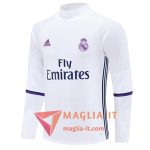 Nuova Felpa da Allenamento Real Madrid 2025/2026 Bianco/viola