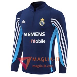 Nuova Felpa da Allenamento Real Madrid 2025/2026 Blu Reale