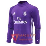 Nuova Felpa da Allenamento Real Madrid 2025/2026 viola/Bianco