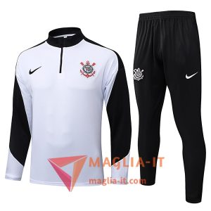 Nuova Insieme Tuta Calcio Corinthians 2025/2026 Bianco/Nero