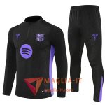 Nuova Insieme Tuta Calcio FC Barcellona 2025/2026 Nero/viola