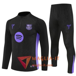 Nuova Insieme Tuta Calcio FC Barcellona 2025/2026 Nero/viola
