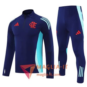 Nuova Insieme Tuta Calcio Flamengo 2025/2026 Blu Reale