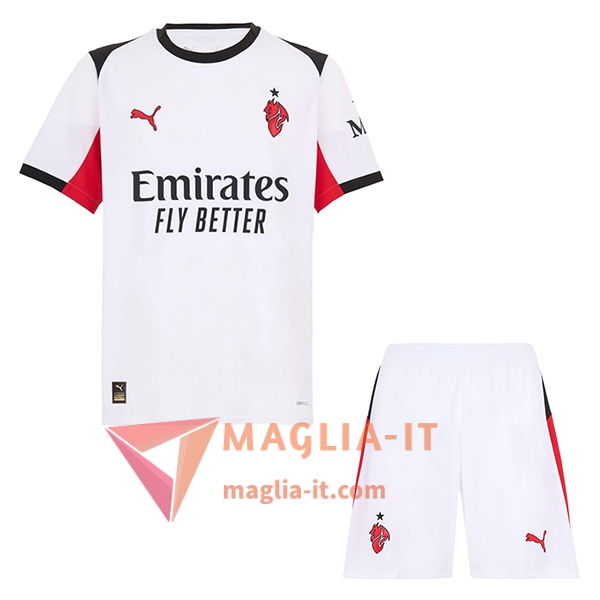 Maglia Calcio PERVIS ESTUPIÑAN 2 AC Milan Bambino 2025/26 Seconda - immagine 2