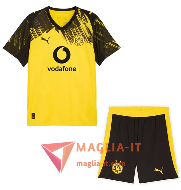 Nuova Maglia Calcio Dortmund Bambino Prima 2025/2026