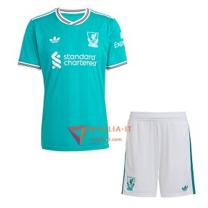 Nuova Maglia Calcio FC Liverpool Bambino Terza 2025/2026