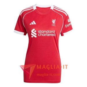 Nuova Maglia Calcio FC Liverpool Donna Prima 2025/2026