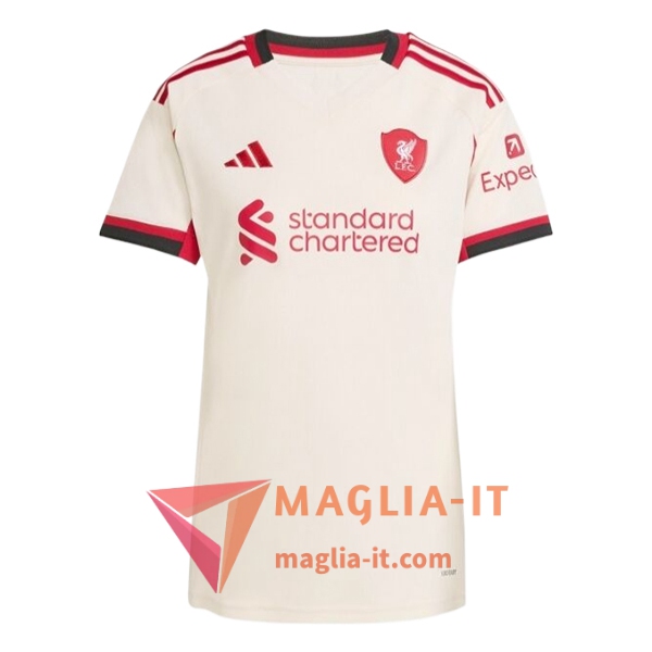 Nuova Maglia Calcio FC Liverpool Donna Seconda 2025/2026