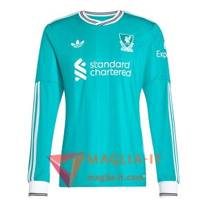 Nuova Maglia Calcio FC Liverpool Terza Manica Lunga 2025/2026