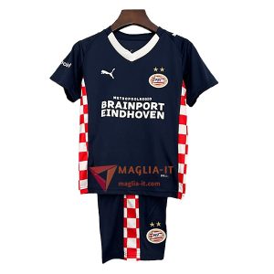 Nuova Maglia Calcio PSV Eindhoven Bambino Seconda 2025/2026