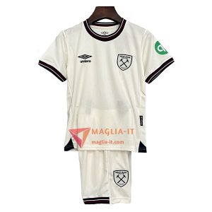 Nuova Maglia Calcio West Ham Bambino Seconda 2025/2026
