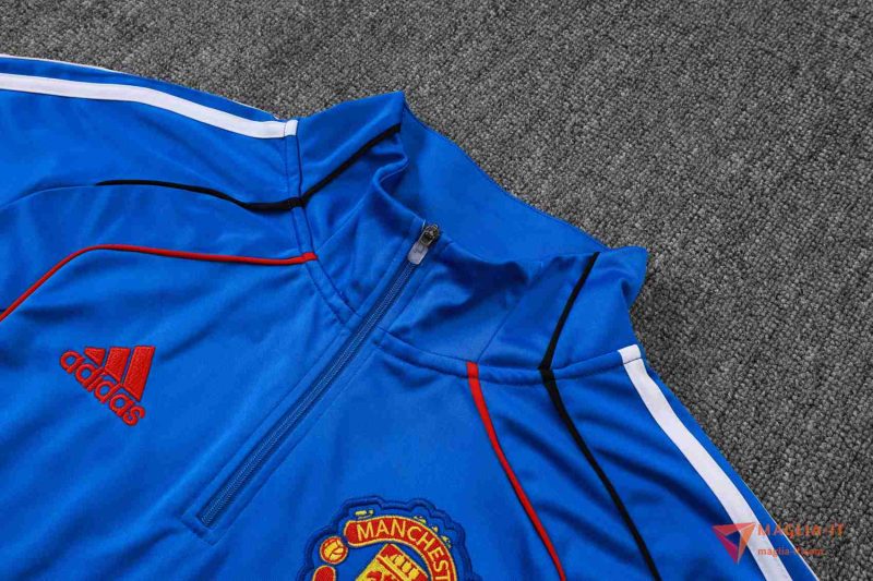 Insieme Tuta Calcio Manchester United 2025/2026 Blu/Bianco/Rosso - immagine 2