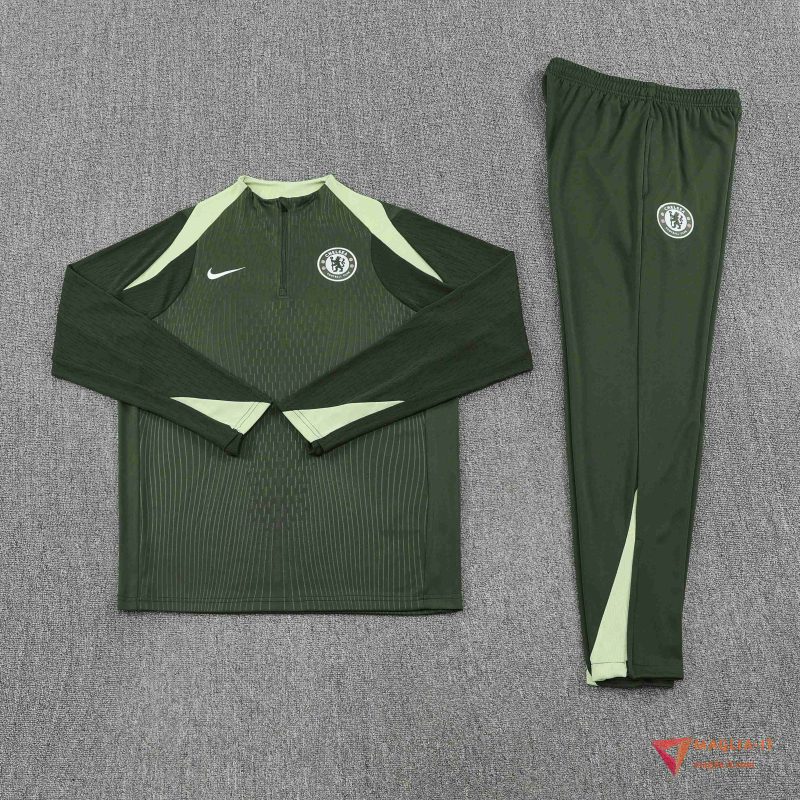 Insieme Tuta Calcio FC Chelsea 2025/2026 Verde Scuro - immagine 5