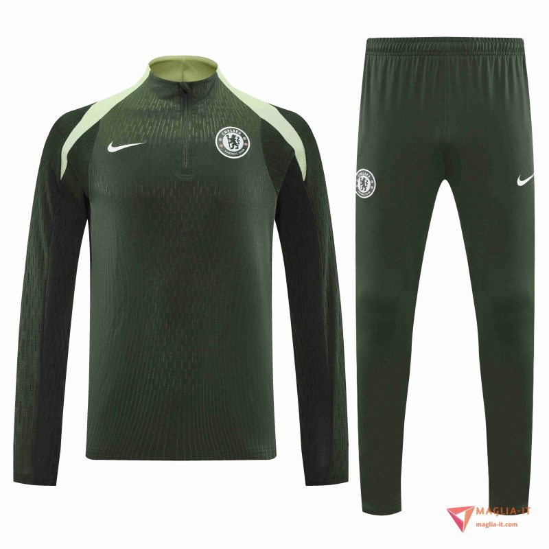 Insieme Tuta Calcio FC Chelsea 2025/2026 Verde Scuro - immagine 3