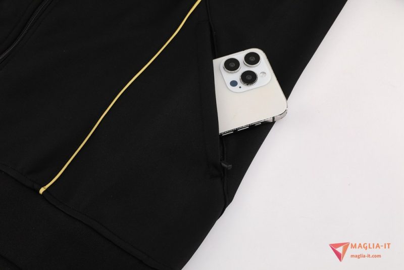 Insieme Tuta Calcio Giacca Arsenal 2025/2026 Nero/Arancia/Rosso - immagine 3