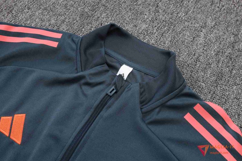 Insieme Tuta Calcio Giacca Bayern Monaco 2025/2026 Grigio/Arancia - immagine 6