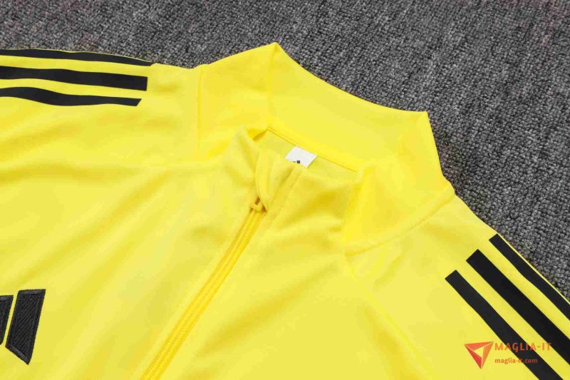 Insieme Tuta Calcio Giacca Real Madrid 2025/2026 Giallo/Nero - immagine 6